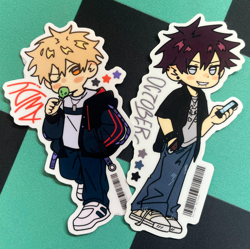 October and Andy Stickers!